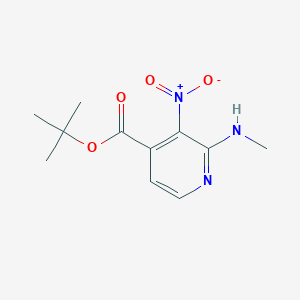 Tert-butyl 2-(methylamino)-3-nitropyridine-4-carboxylate
