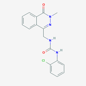 1-(2-Chlorophenyl)-3-((3-methyl-4-oxo-3,4-dihydrophthalazin-1-yl)methyl)urea
