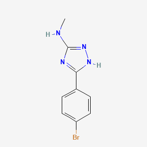 5-(4-bromophenyl)-N-methyl-4H-1,2,4-triazol-3-amine