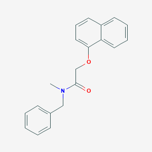 molecular formula C20H19NO2 B261139 N-benzyl-N-methyl-2-(1-naphthyloxy)acetamide 