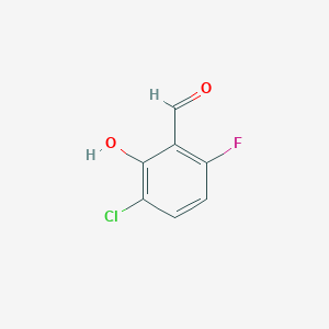 molecular formula C7H4ClFO2 B2611406 3-Chloro-6-fluoro-2-hydroxybenzaldehyde CAS No. 1185112-08-6