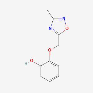 2-[(3-Methyl-1,2,4-oxadiazol-5-yl)methoxy]phenol