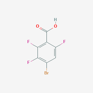 molecular formula C7H2BrF3O2 B2611414 4-溴-2,3,6-三氟苯甲酸 CAS No. 415965-35-4