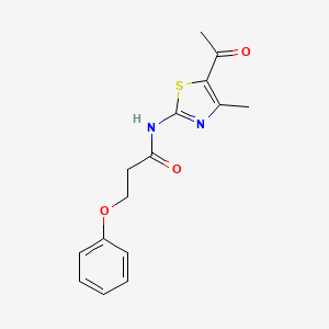 N-(5-acetyl-4-methylthiazol-2-yl)-3-phenoxypropanamide