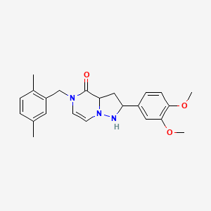 2-(3,4-dimethoxyphenyl)-5-[(2,5-dimethylphenyl)methyl]-4H,5H-pyrazolo[1,5-a]pyrazin-4-one
