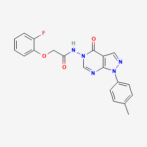 2-(2-fluorophenoxy)-N-(4-oxo-1-(p-tolyl)-1H-pyrazolo[3,4-d]pyrimidin-5(4H)-yl)acetamide