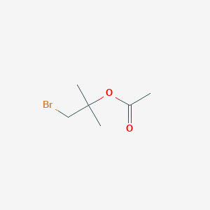 molecular formula C6H11BrO2 B2611471 1-Bromo-2-methylpropan-2-yl acetate CAS No. 41084-87-1
