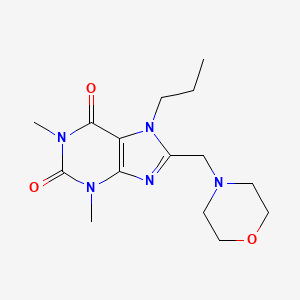 1,3-Dimethyl-8-morpholin-4-ylmethyl-7-propyl-3,7-dihydro-purine-2,6-dione