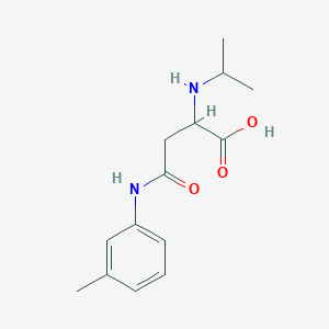 2-(Isopropylamino)-4-oxo-4-(m-tolylamino)butanoic acid