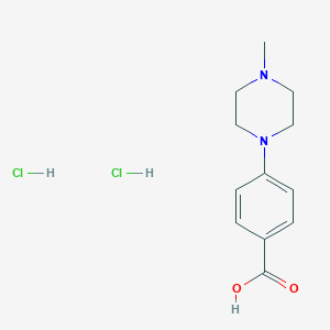 4-(4-Methylpiperazin-1-yl)benzoic acid;dihydrochloride