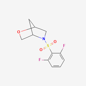 5-((2,6-Difluorophenyl)sulfonyl)-2-oxa-5-azabicyclo[2.2.1]heptane