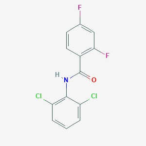 molecular formula C13H7Cl2F2NO B261155 N-(2,6-dichlorophenyl)-2,4-difluorobenzamide 