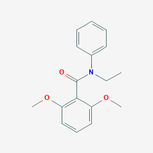 molecular formula C17H19NO3 B261157 N-ethyl-2,6-dimethoxy-N-phenylbenzamide 