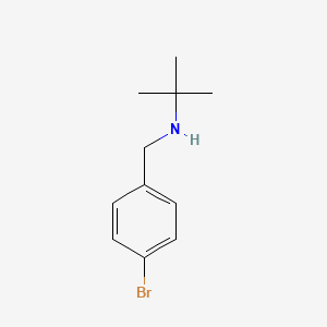 molecular formula C11H16BrN B2611578 (4-Bromobenzyl)tert-butylamine CAS No. 87384-76-7