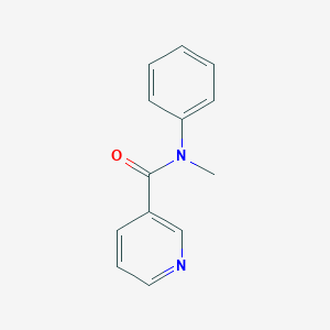 molecular formula C13H12N2O B261158 N-methyl-N-phenylnicotinamide 