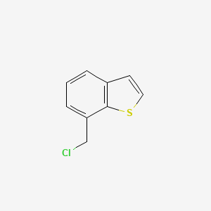 molecular formula C9H7ClS B2611592 7-(氯甲基)苯并[b]噻吩 CAS No. 1388025-38-4