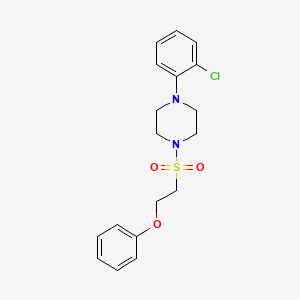 1-(2-Chlorophenyl)-4-((2-phenoxyethyl)sulfonyl)piperazine