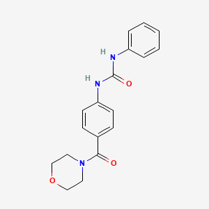 1-[4-(Morpholine-4-carbonyl)phenyl]-3-phenylurea