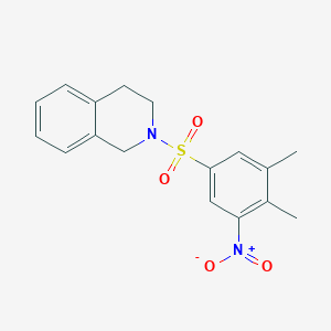 2-(3,4-Dimethyl-5-nitrobenzenesulfonyl)-1,2,3,4-tetrahydroisoquinoline