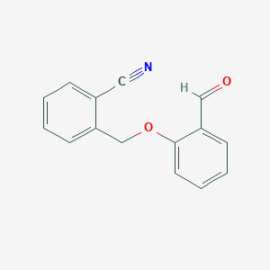 2-[(2-Formylphenoxy)methyl]benzonitrile