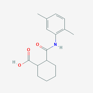 2-[(2,5-Dimethylanilino)carbonyl]cyclohexanecarboxylic acid