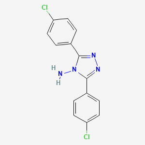 3,5-bis(4-chlorophenyl)-4H-1,2,4-triazol-4-amine