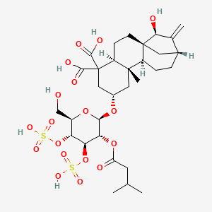 molecular formula C31H46O18S2 B2611775 Carboxyatractylate CAS No. 77228-71-8