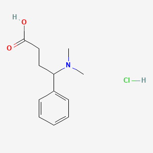 molecular formula C12H18ClNO2 B2611779 4-(Dimethylamino)-4-phenylbutanoic acid hydrochloride CAS No. 1820705-88-1