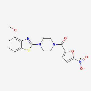 (4-(4-Methoxybenzo[d]thiazol-2-yl)piperazin-1-yl)(5-nitrofuran-2-yl)methanone