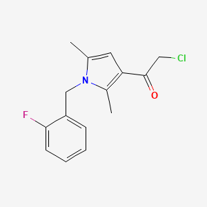 2-Chloro-1-[1-(2-fluoro-benzyl)-2,5-dimethyl-1H-pyrrol-3-yl]-ethanone