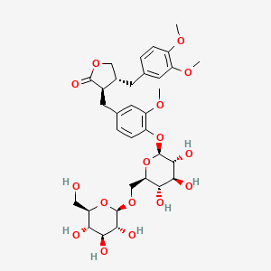 molecular formula C33H44O16 B2611851 Arctigenin 4'-O-beta-gentiobioside CAS No. 41682-24-0