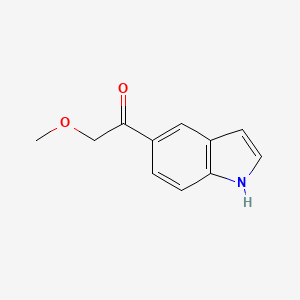 molecular formula C11H11NO2 B2611876 1-(1H-吲哚-5-基)-2-甲氧基乙酮 CAS No. 2247103-65-5
