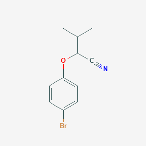B2611912 2-(4-Bromophenoxy)-3-methylbutanenitrile CAS No. 1803598-45-9