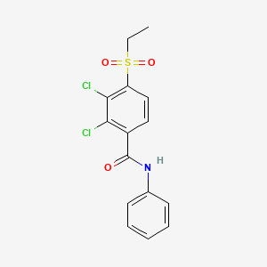 2,3-dichloro-4-(ethylsulfonyl)-N-phenylbenzenecarboxamide