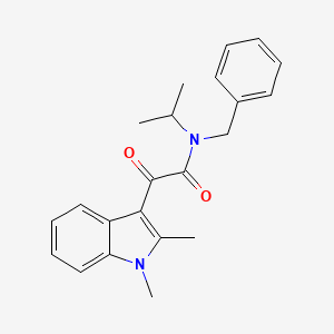 N-benzyl-2-(1,2-dimethyl-1H-indol-3-yl)-N-isopropyl-2-oxoacetamide