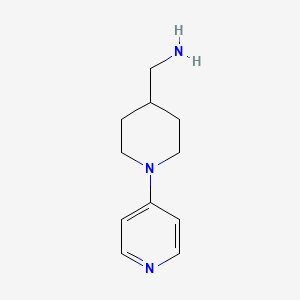 molecular formula C11H17N3 B2611970 (1-(Pyridin-4-yl)piperidin-4-yl)methanamine CAS No. 166954-15-0