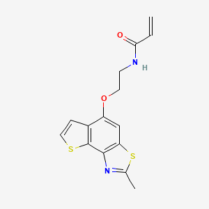 N-[2-(2-Methylthieno[2,3-e][1,3]benzothiazol-5-yl)oxyethyl]prop-2-enamide