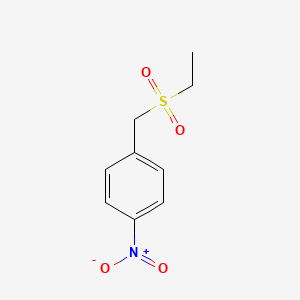 molecular formula C9H11NO4S B2611974 1-[(Ethanesulfonyl)methyl]-4-nitrobenzene CAS No. 1612-41-5
