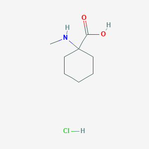 1-(Methylamino)cyclohexane-1-carboxylic acid;hydrochloride