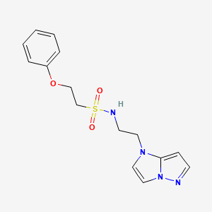 N-(2-(1H-imidazo[1,2-b]pyrazol-1-yl)ethyl)-2-phenoxyethanesulfonamide