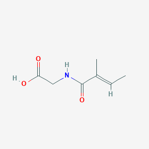 molecular formula C7H11NO3 B026120 Tiglylglycine CAS No. 35842-45-6