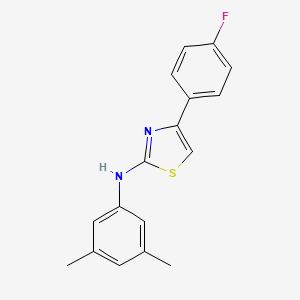 N-(3,5-dimethylphenyl)-4-(4-fluorophenyl)-1,3-thiazol-2-amine