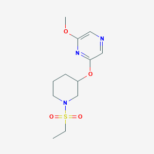 2-((1-(Ethylsulfonyl)piperidin-3-yl)oxy)-6-methoxypyrazine