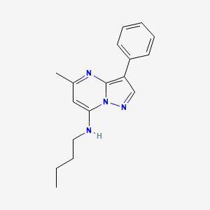 N-butyl-5-methyl-3-phenylpyrazolo[1,5-a]pyrimidin-7-amine