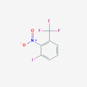 molecular formula C7H3F3INO2 B2612087 3-碘代-2-硝基苯三氟化物 CAS No. 224185-35-7