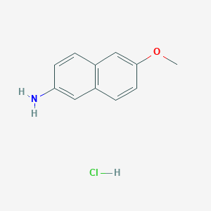 molecular formula C11H12ClNO B2612177 6-Methoxynaphthalen-2-amine hydrochloride CAS No. 3991-79-5