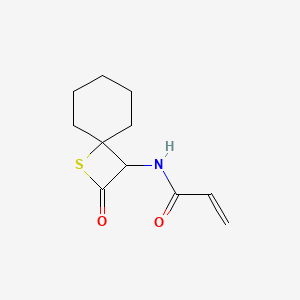 N-(2-Oxo-1-thiaspiro[3.5]nonan-3-yl)prop-2-enamide