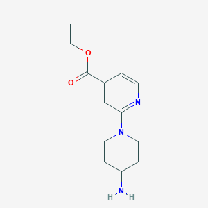 Ethyl 2-(4-aminopiperidin-1-yl)pyridine-4-carboxylate