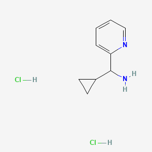 Cyclopropyl(pyridin-2-yl)methanamine dihydrochloride