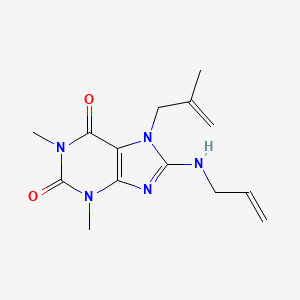 8-(allylamino)-1,3-dimethyl-7-(2-methylallyl)-1H-purine-2,6(3H,7H)-dione
